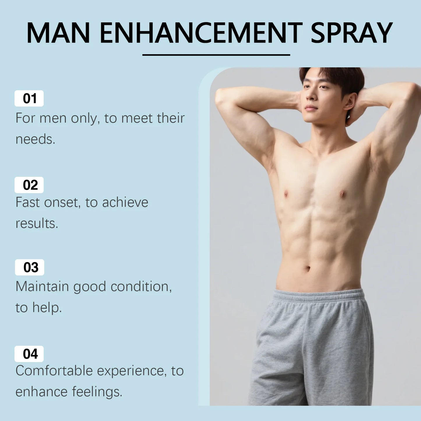 Men's Daily Body Care Kit - Gentle & Skin-Friendly, Nourishes Dry Skin, Boosts Body Vitality for Daily Routine