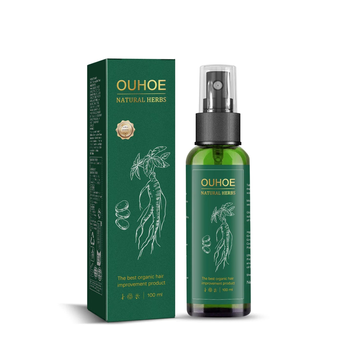 Eleeles Ginseng Hair Tonic Spray – Anti Hair Loss, Scalp Nourishment & Growth Serum
