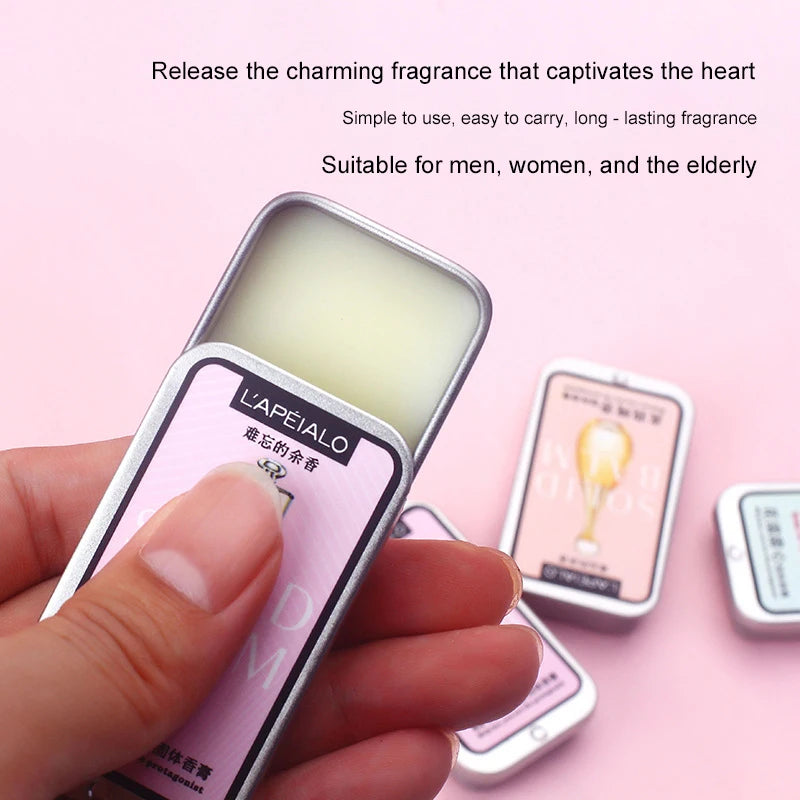 Eleeles Pheromone Solid Perfume Balm – Long-Lasting Fruity Fragrance, Portable 10g