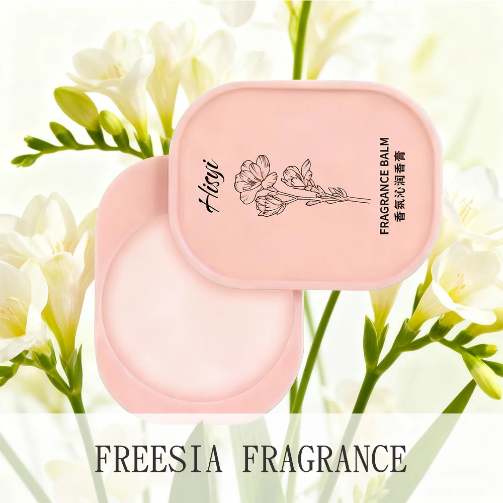 Eleeles Solid Perfume Balm – Long-Lasting Floral Scents, Vegan & Skin-Friendly 3 Scents