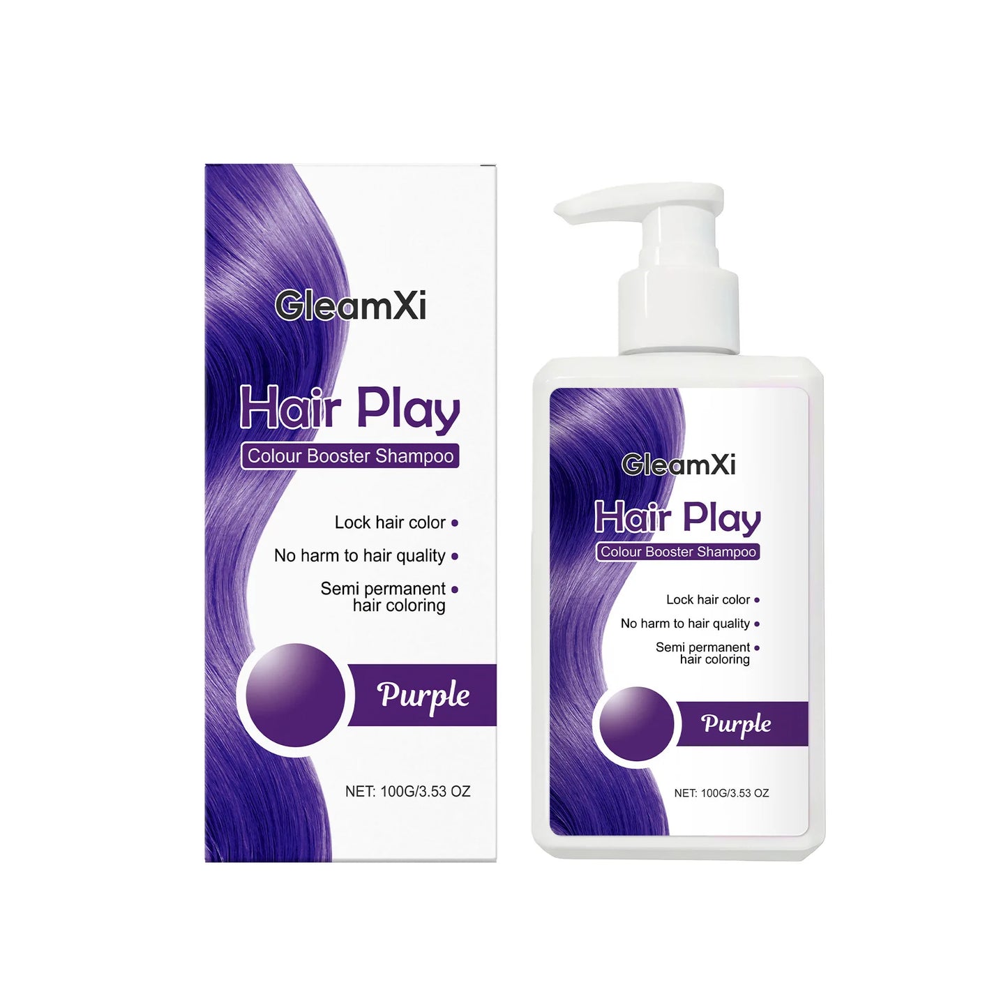 Hair Care Shampoo Series - Color Locking, Moisturizing, Smoothing, Lightweight & Even Coloring for Trendy Styles