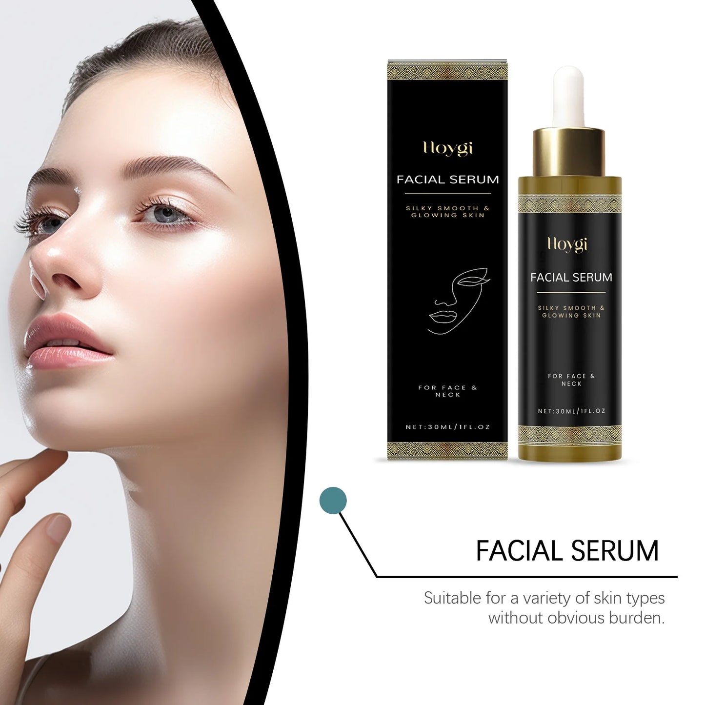 Eleeles Radiance-Boosting Facial Serum – Hydrating & Moisturizing Essence
