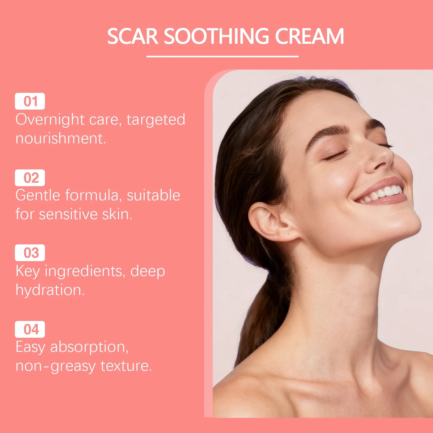 Skin Care Cream Gentle Nourishing Smooth Care for Soft Body Skin Daily Care Cream