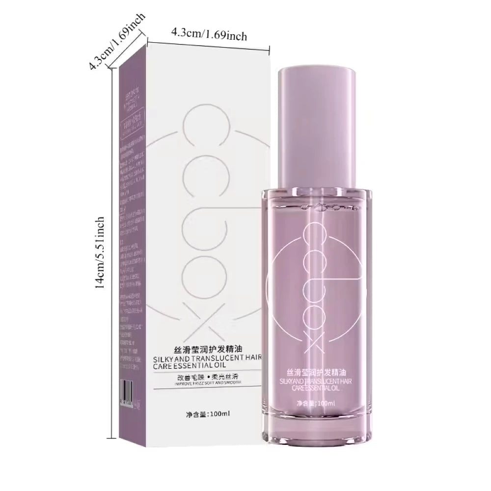 Eleeles Hair Care Essential Oil Serum – Nourishing Repair, Anti-Frizz & Shine, 100ml