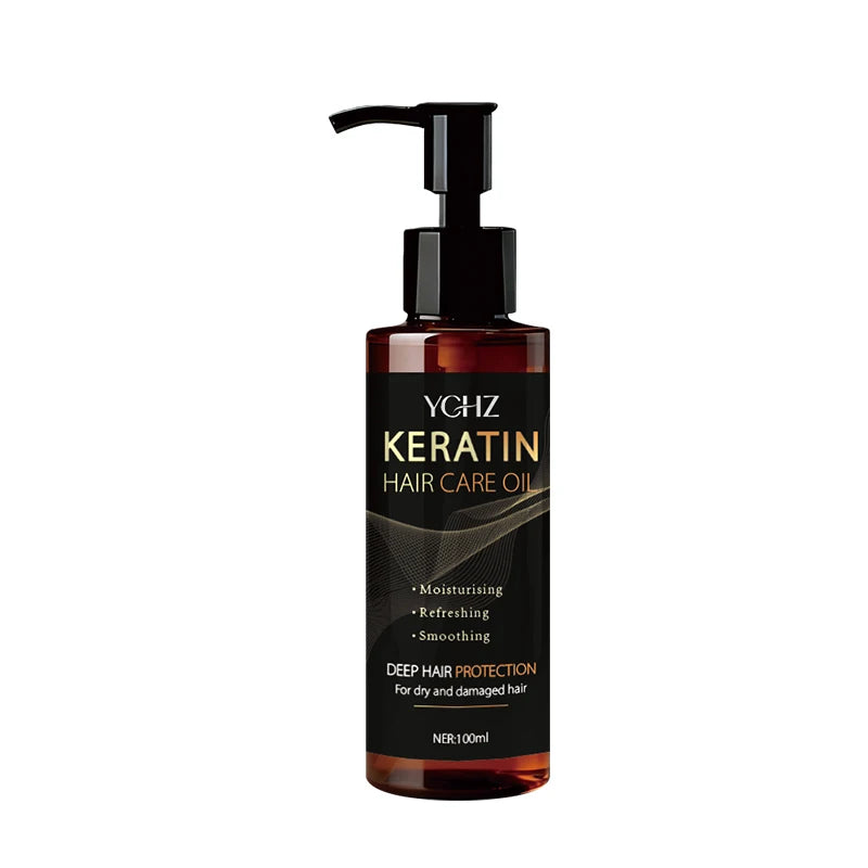 Eleeles Keratin Hair Oil – Instant Shine, Frizz Control & Deep Moisture, 100ml
