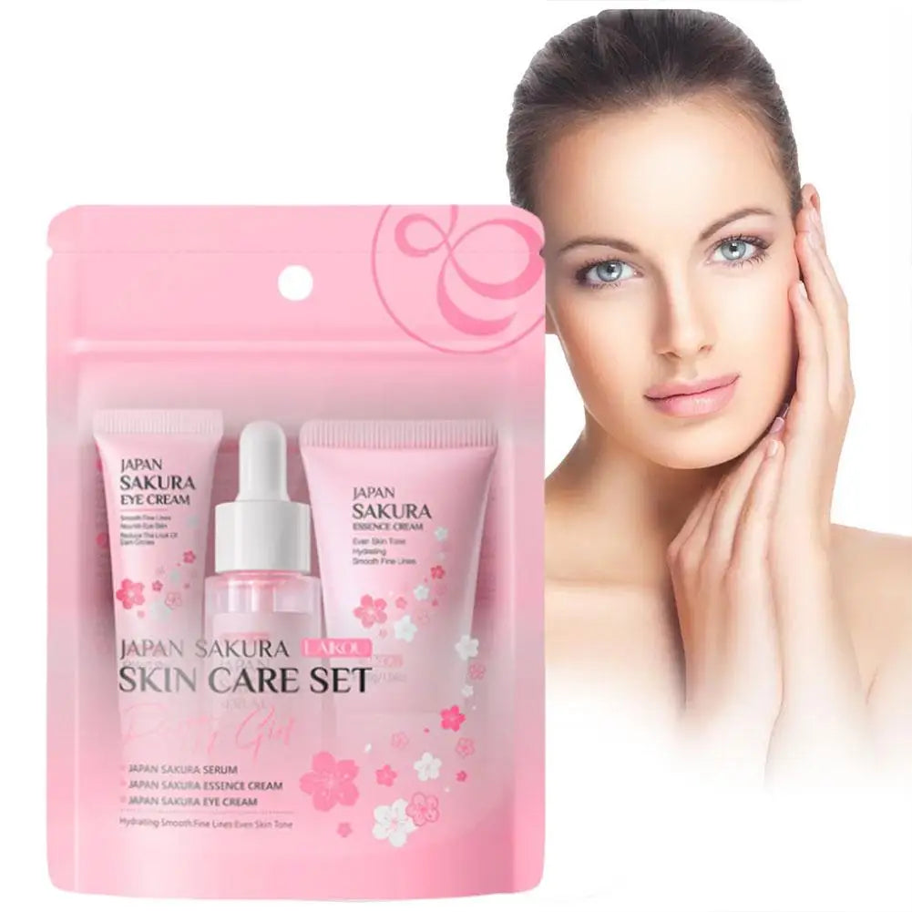 Eleeles Skin Care Gift Set – Cleanser, Serum, Eye Cream & Moisturizer
