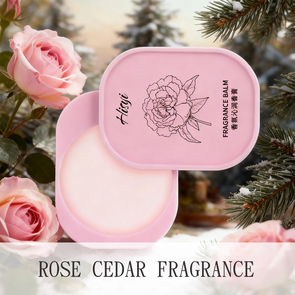 Eleeles Solid Perfume Balm – Long-Lasting Floral Scents, Vegan & Skin-Friendly 3 Scents