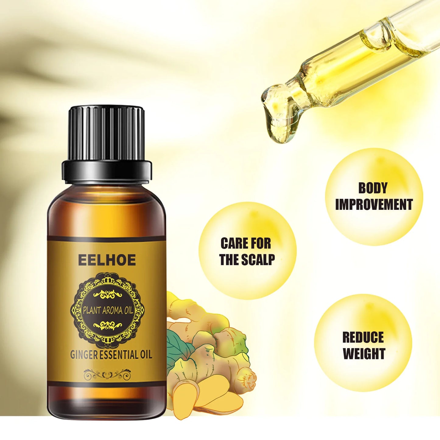 Ginger Body Oil – Skin Firming & Brightening Massage Oil | 10ml