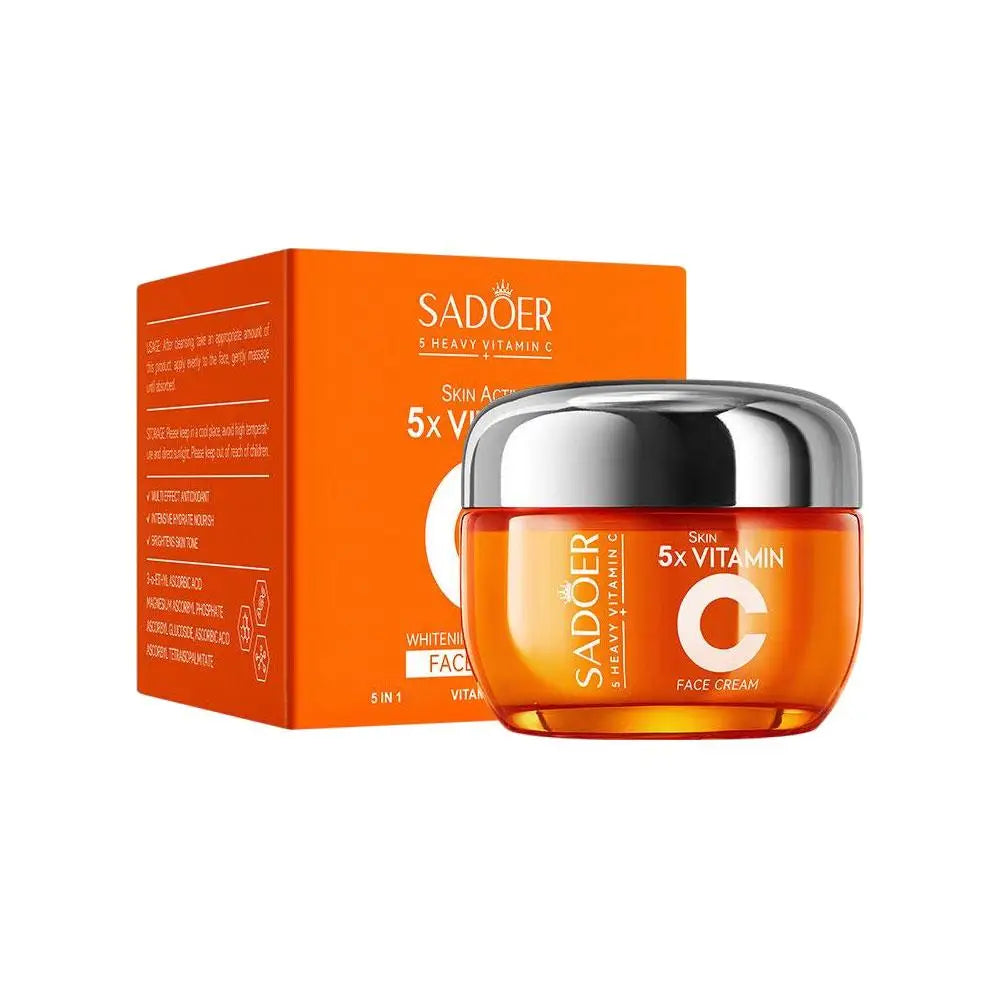 Eleeles Vitamin C Firming & Lifting Skincare Set – Brightening Serum, Cream & Toner