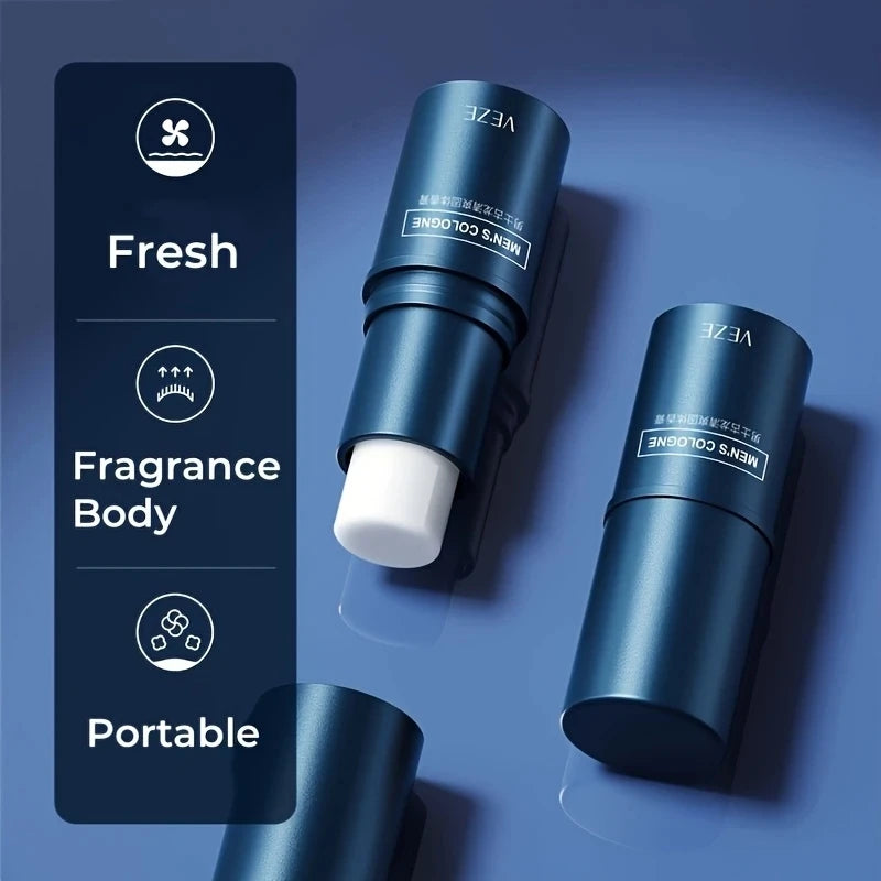 Eleeles Men's Solid Perfume Stick – Light & Fresh Scent, Portable Travel Size