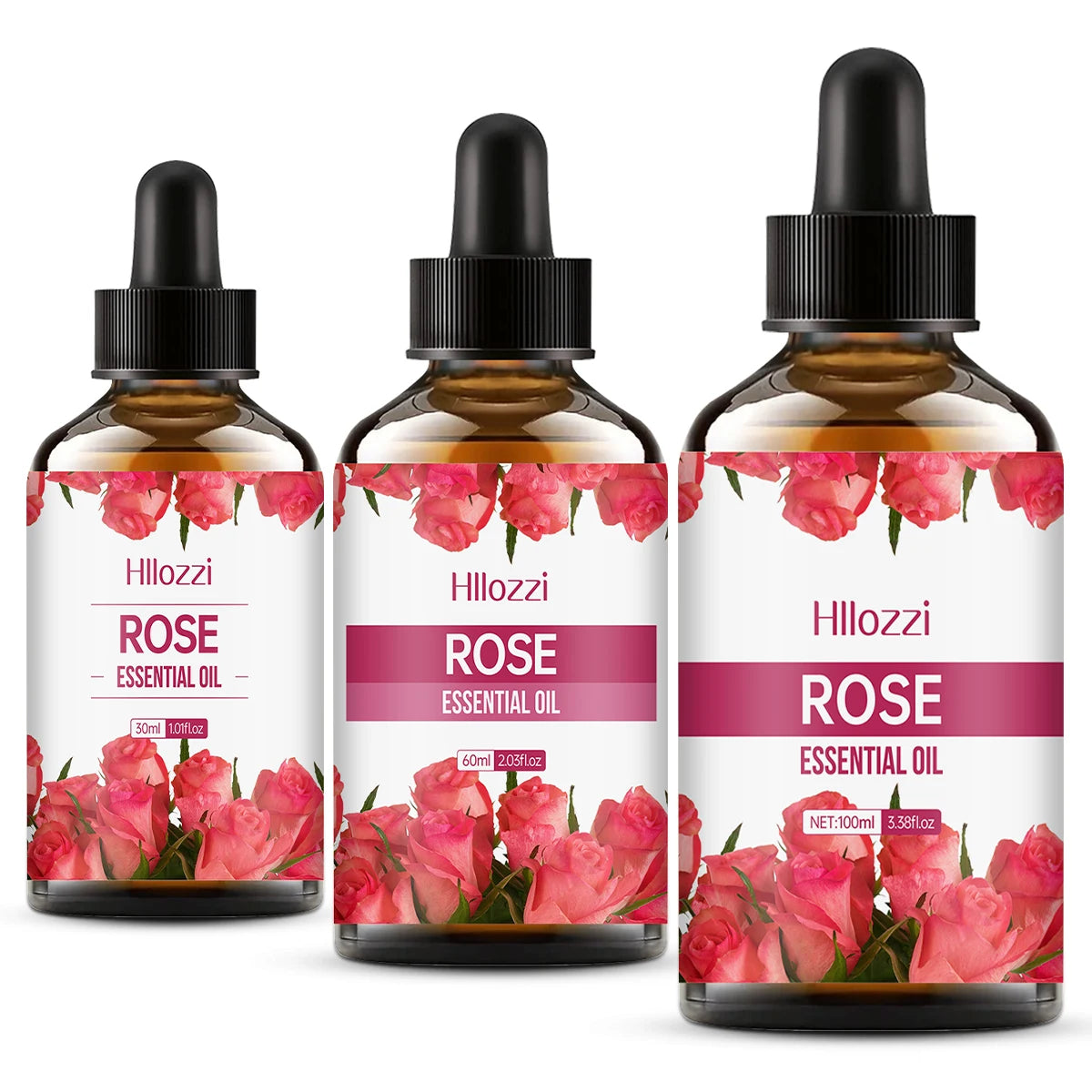 Eleeles Rose Essential Oil – Pure Fragrance & Aromatherapy Massage Oil