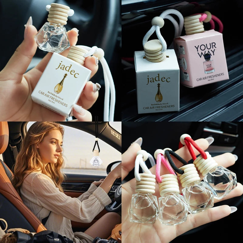 Car Glass Aromatherapy Air Freshener Pendant 8ml
