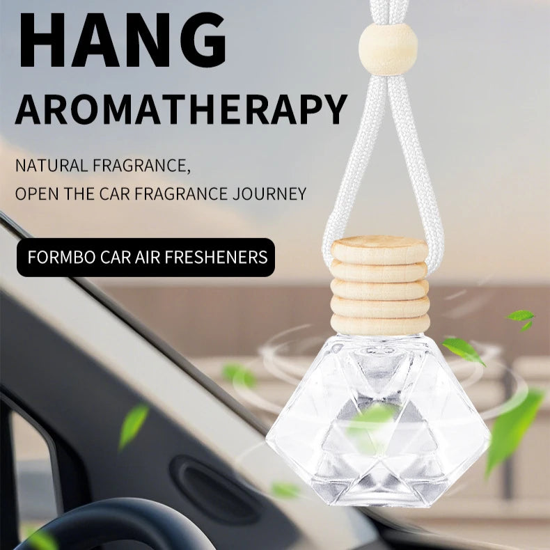 Car Glass Aromatherapy Air Freshener Pendant 8ml