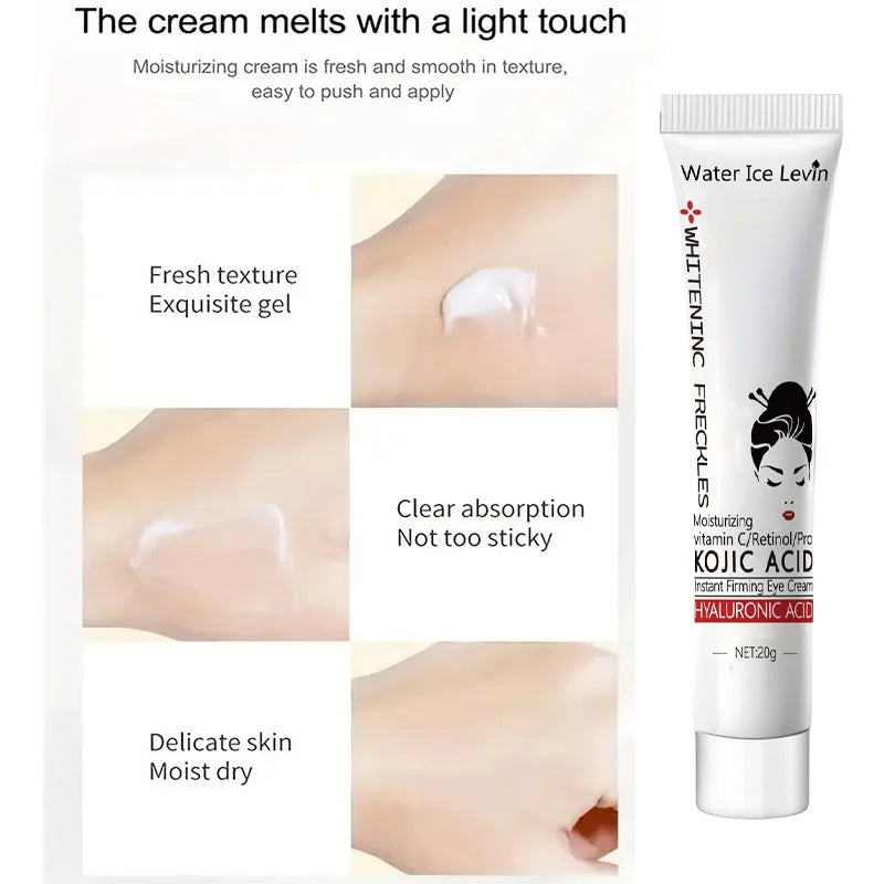 Eleeles Kojic Acid Eye Cream – Anti Dark Circles, Eye Bags & Firming | Moisturizing Eye Care