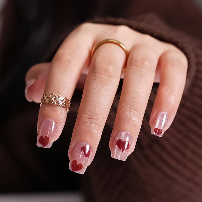 Press-On Nail Stickers – French, Butterfly & Aurora Designs | Sanding Bar Jelly Glue