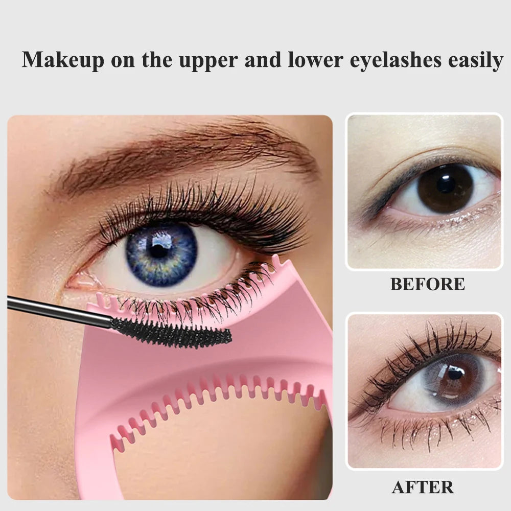 Eyeliner Aid,Eyeline, Eyelash Makeup Guide Tool,Pink Eye Black Baffle