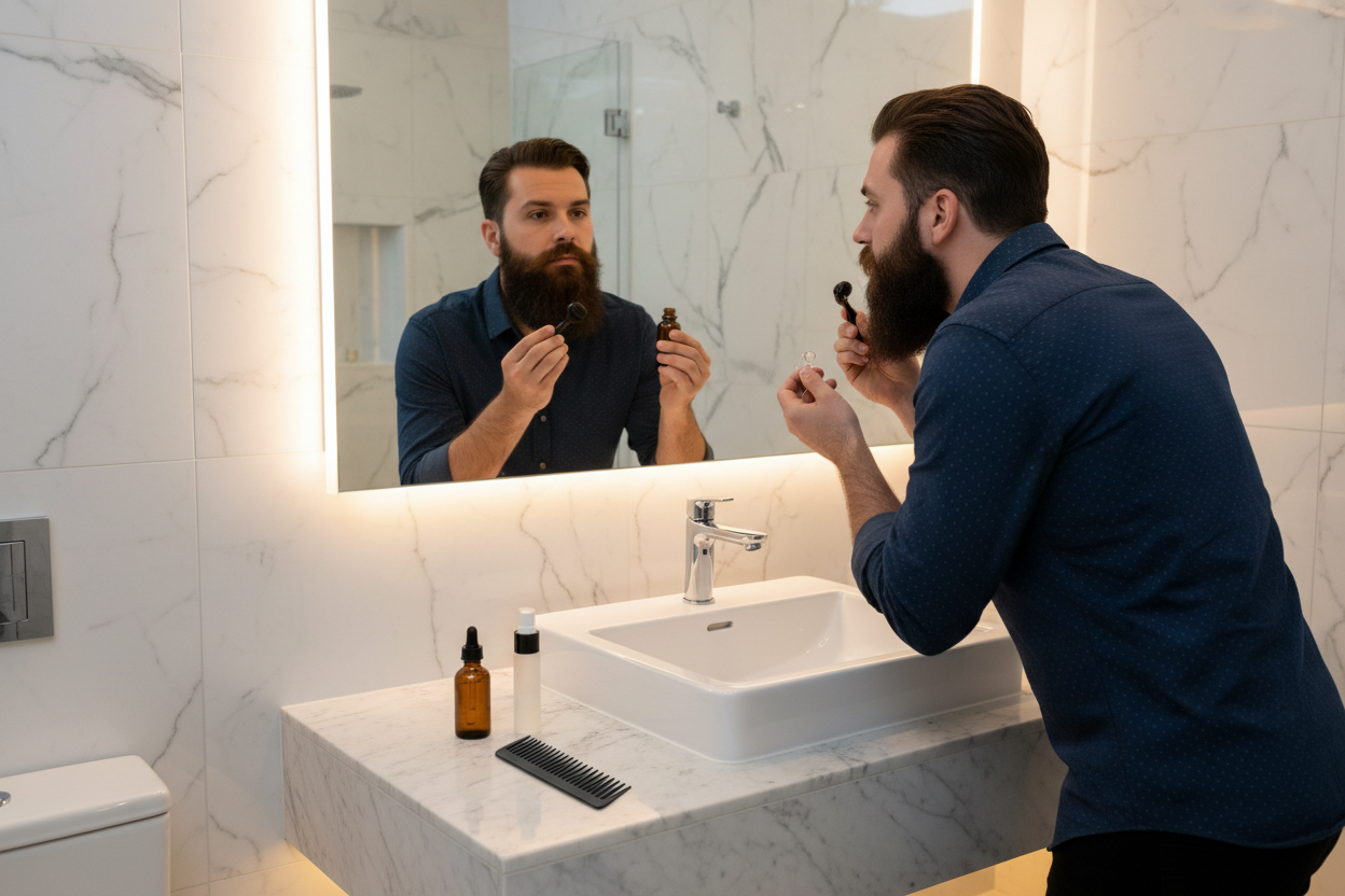 Beard Growth Kit Lifestyle