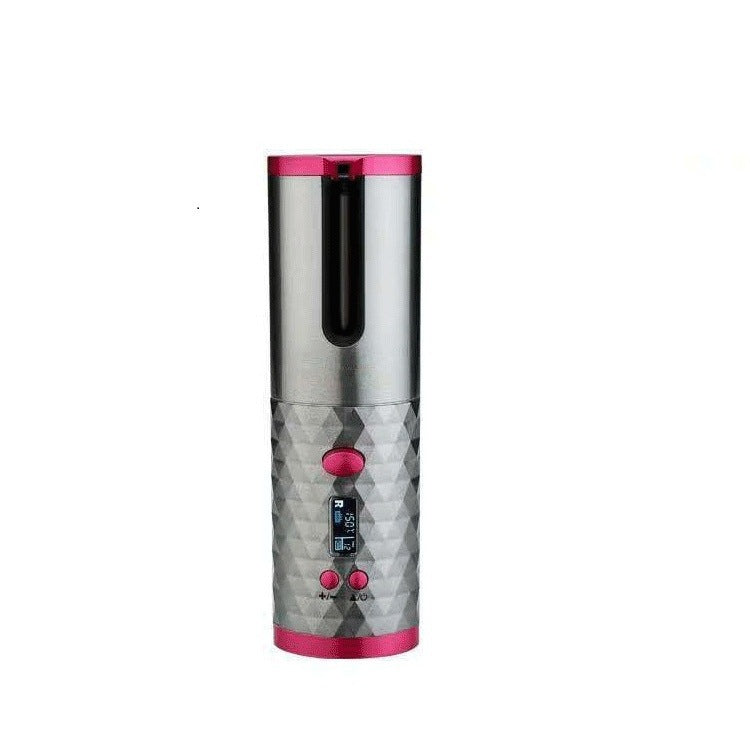 Wireless Automatic Hair Curler — USB Cordless with Color Screen