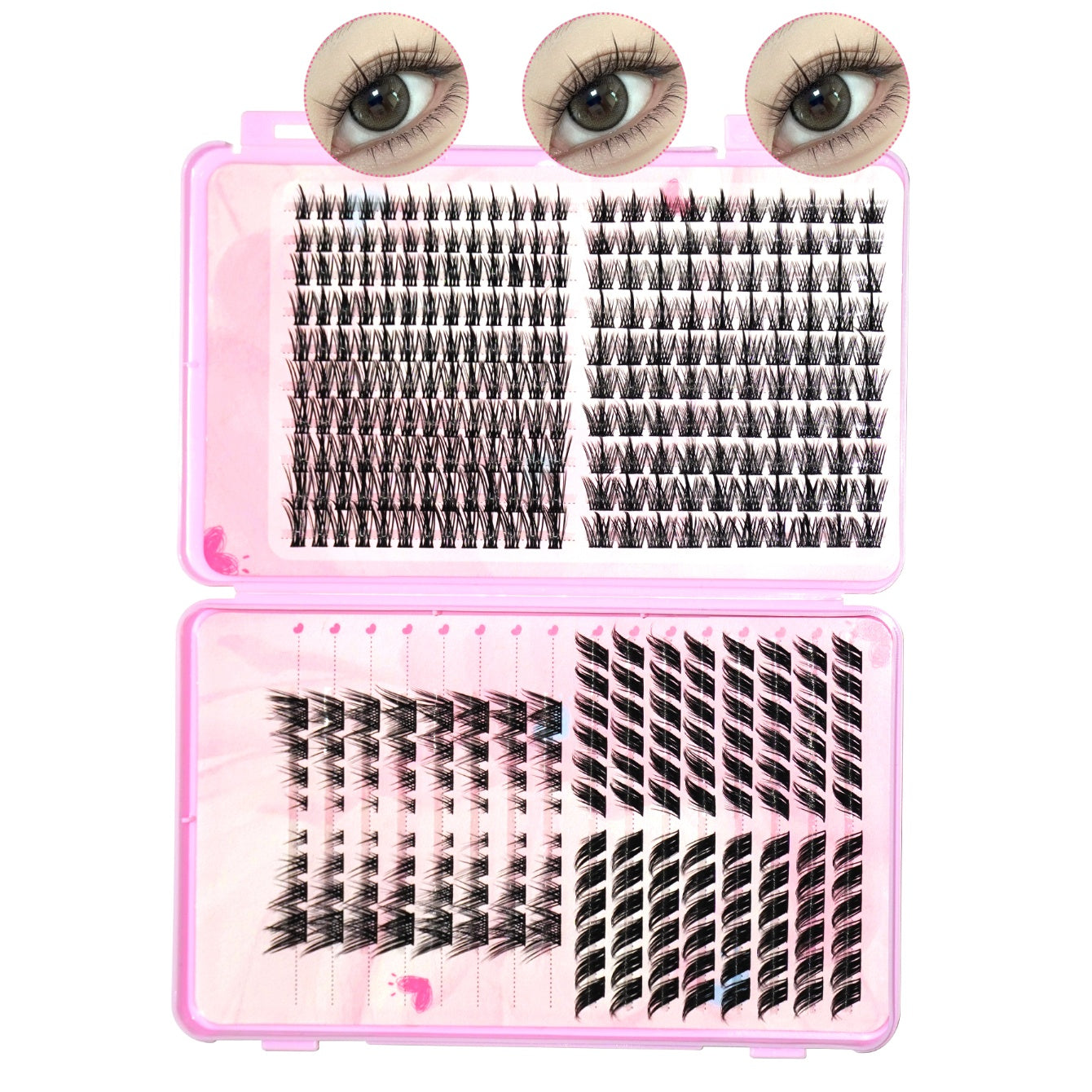 Hybrid False Eyelash Extension Set – 4 Styles