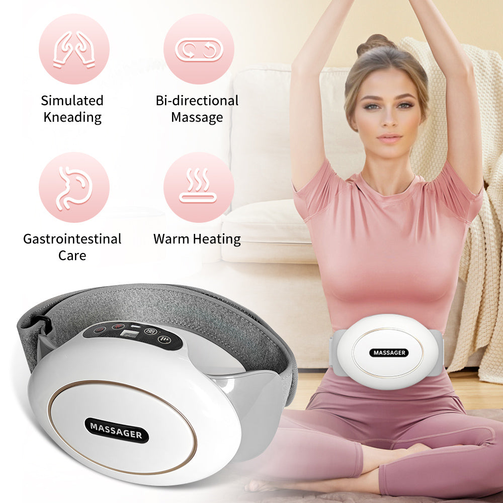 Automatic Abdominal Massager – 6 Heads, 3 Modes for Waist, Back, Neck & Legs