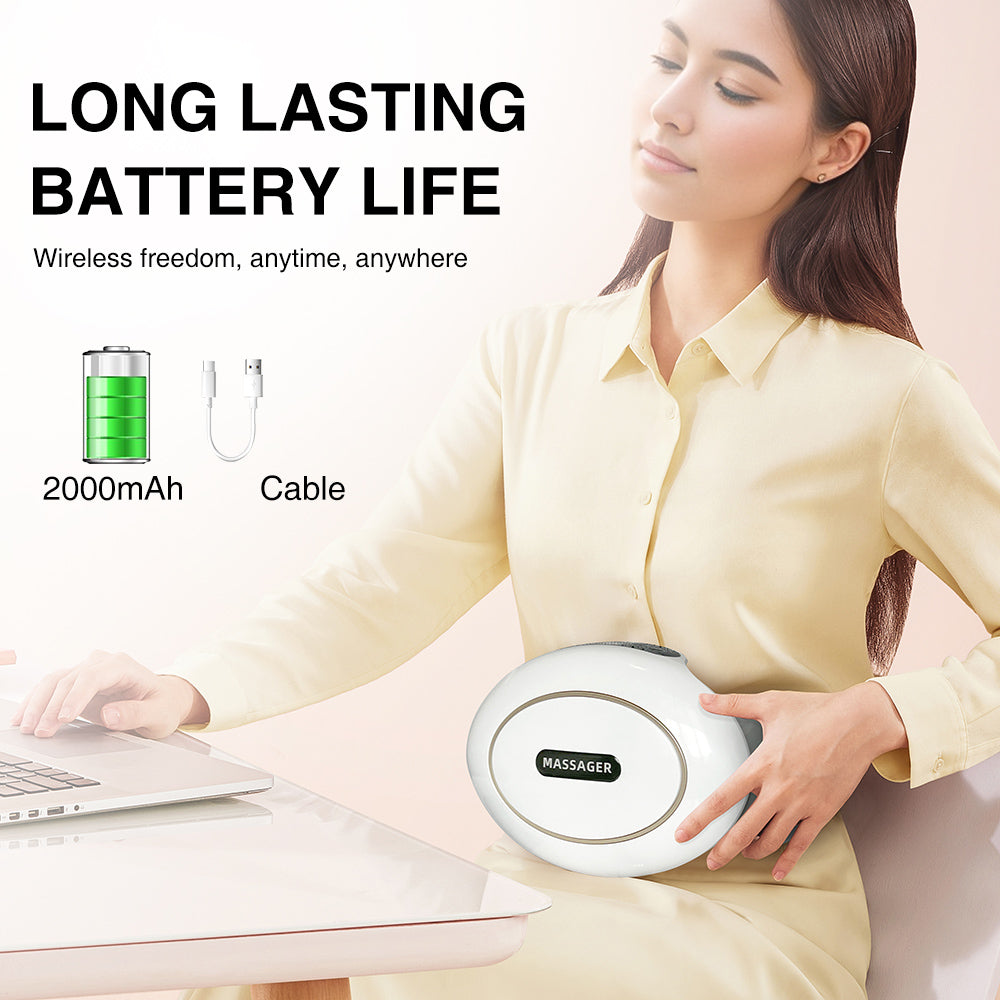 Automatic Abdominal Massager – 6 Heads, 3 Modes for Waist, Back, Neck & Legs
