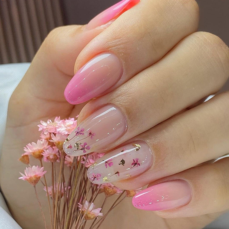 Press-On Nail Stickers – French, Butterfly & Aurora Designs | Sanding Bar Jelly Glue