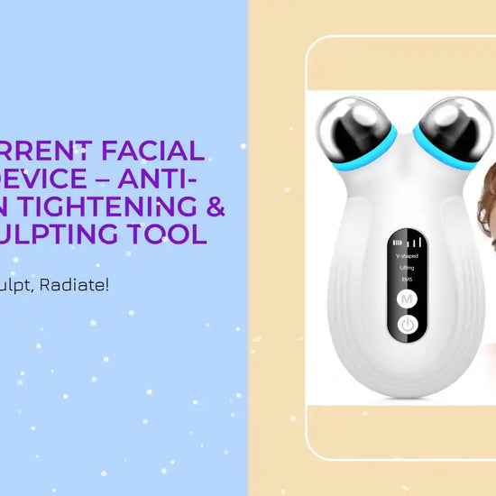 Microcurrent Facial Lifting Device &ndash; Anti-Aging, Skin Tightening &amp; V-Line Sculpting Tool by@Outfy