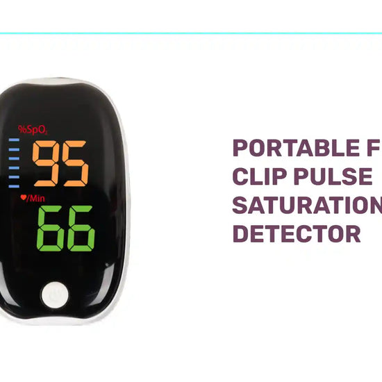 Portable Finger Clip Pulse Saturation Detector by@Outfy