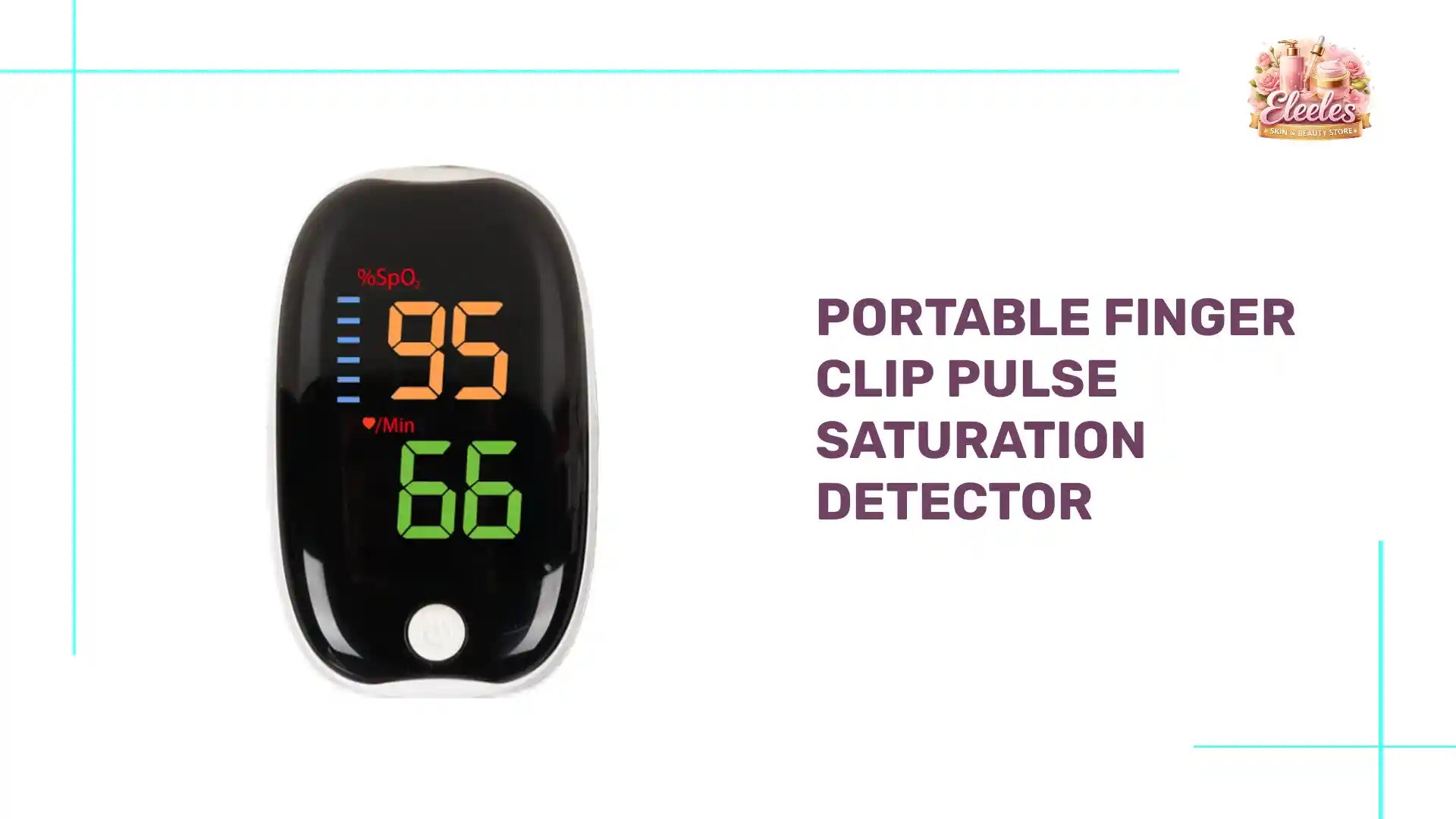 Portable Finger Clip Pulse Saturation Detector by@Outfy