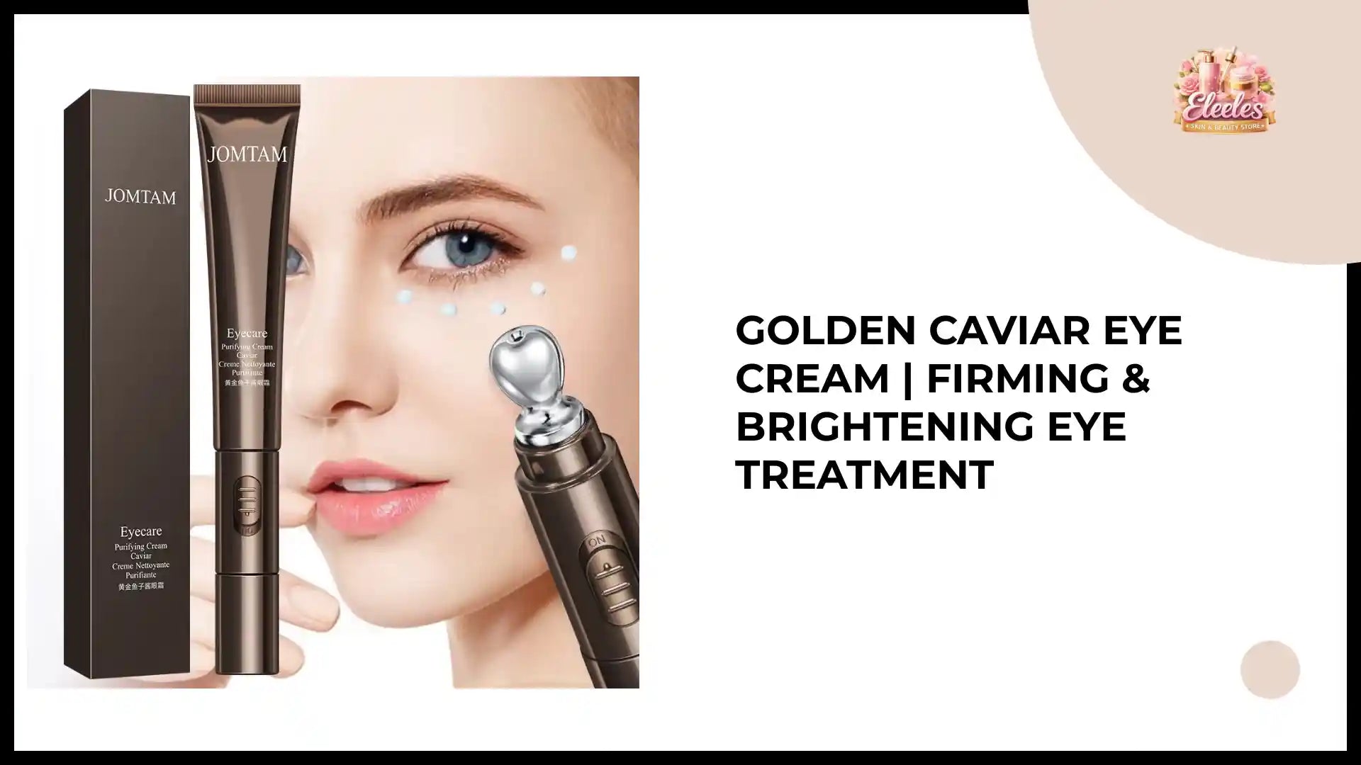 Golden Caviar Eye Cream | Firming & Brightening Eye Treatment by@Outfy