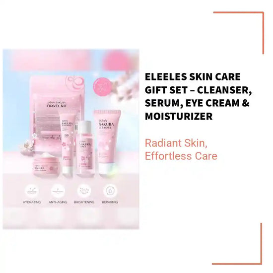 Eleeles Skin Care Gift Set &ndash; Cleanser, Serum, Eye Cream &amp; Moisturizer by@Outfy