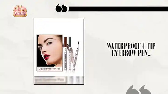 Waterproof 4 Tip Eyebrow Pen.. by@Outfy