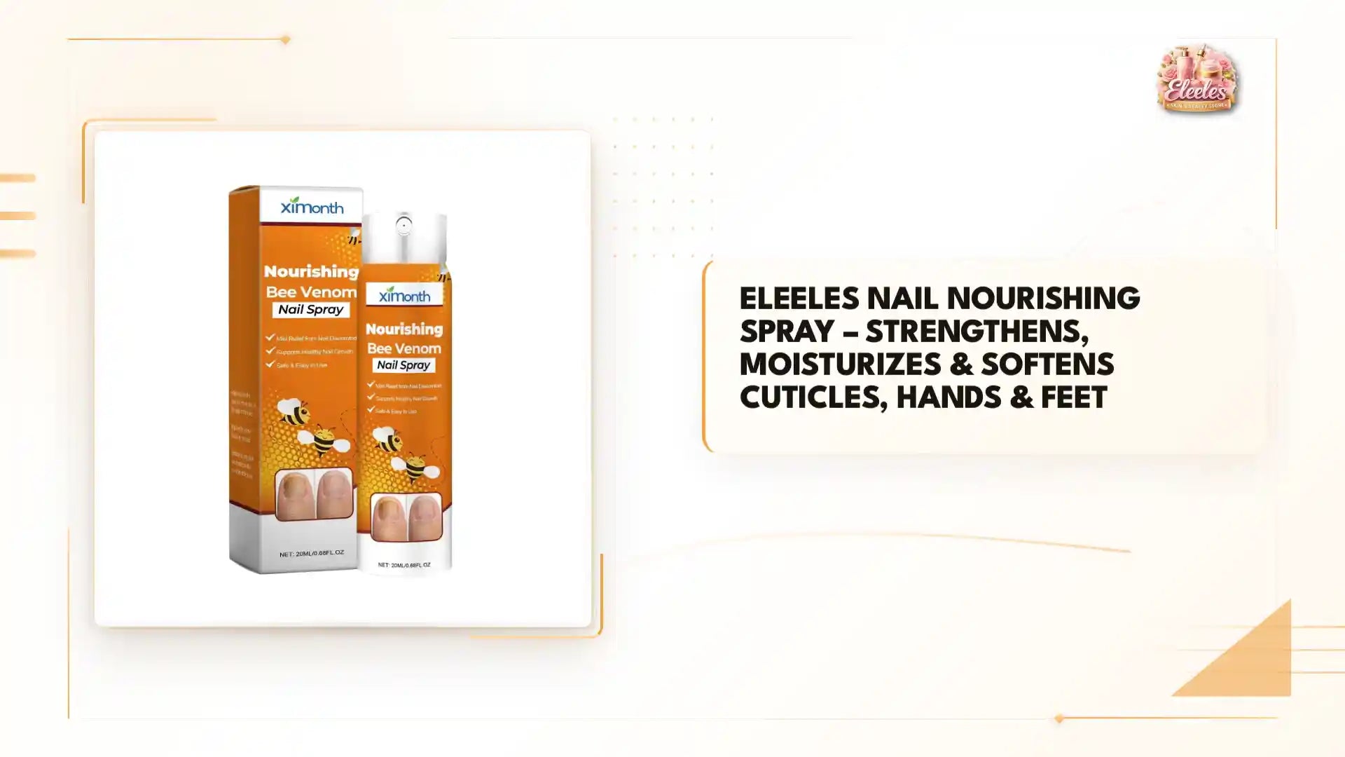 Eleeles Nail Nourishing Spray &ndash; Strengthens, Moisturizes & Softens Cuticles, Hands & Feet by@Outfy