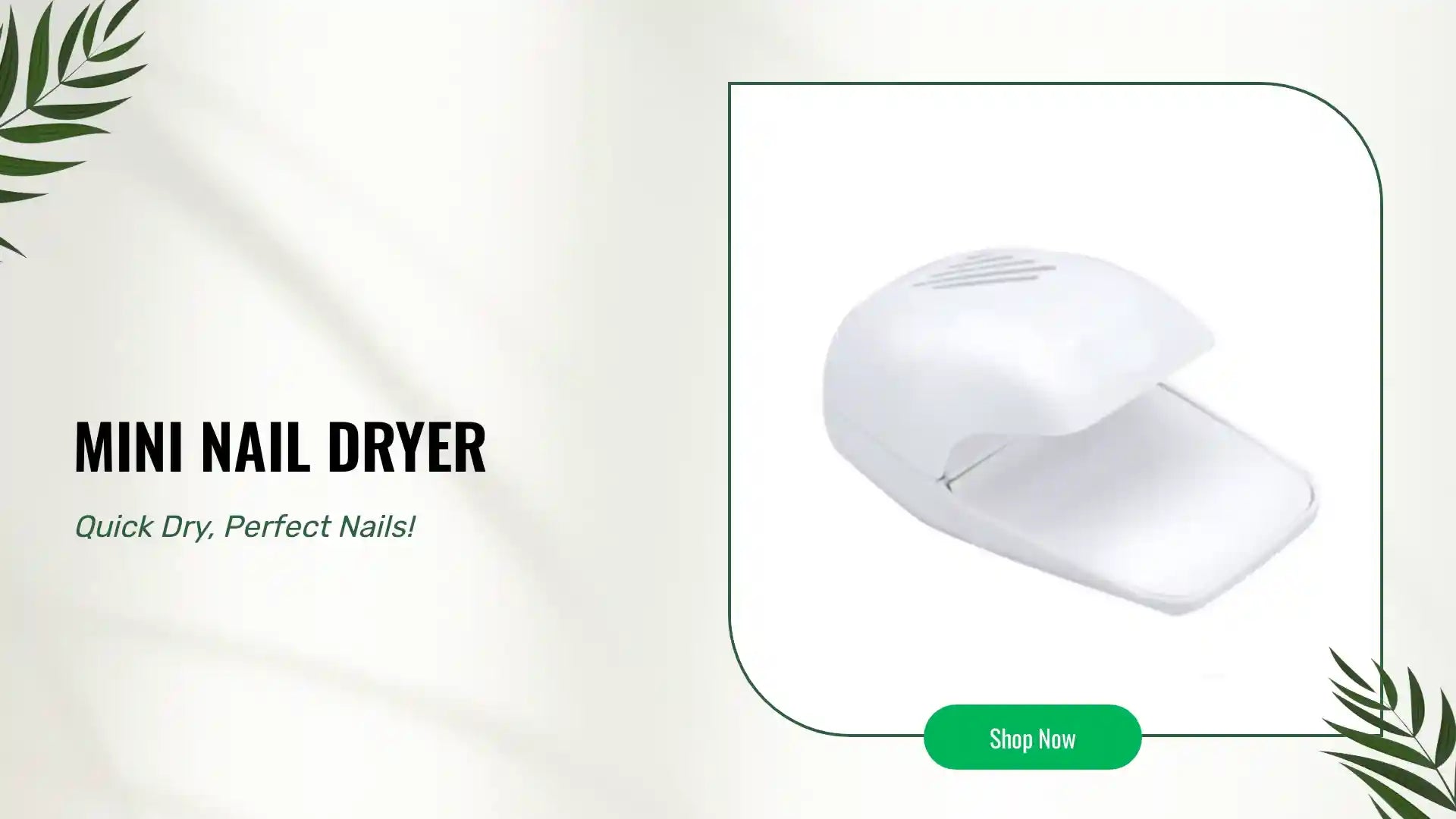 Mini Nail Dryer by@Outfy