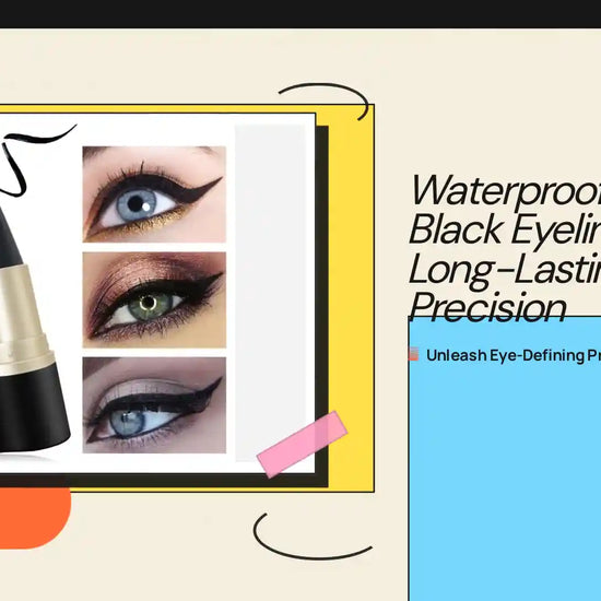 Waterproof Matte Black Eyeliner Pen - Long-Lasting Precision by@Outfy