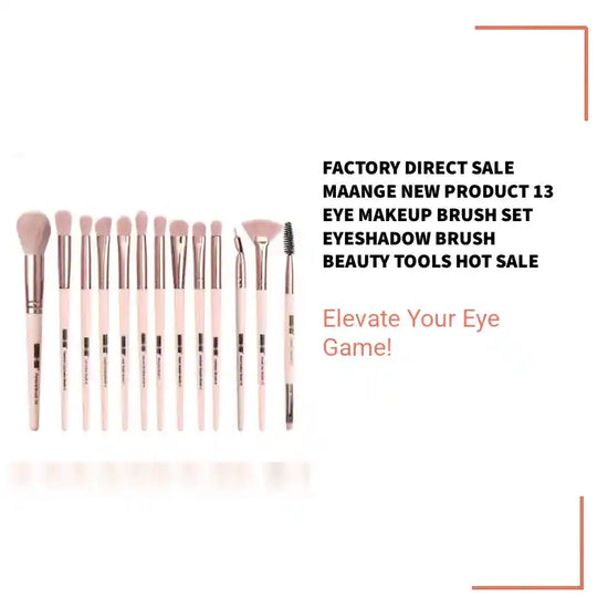 Factory Direct Sale Maange New Product 13 Eye Makeup Brush Set Eyeshadow Brush Beauty Tools Hot Sale by@Outfy