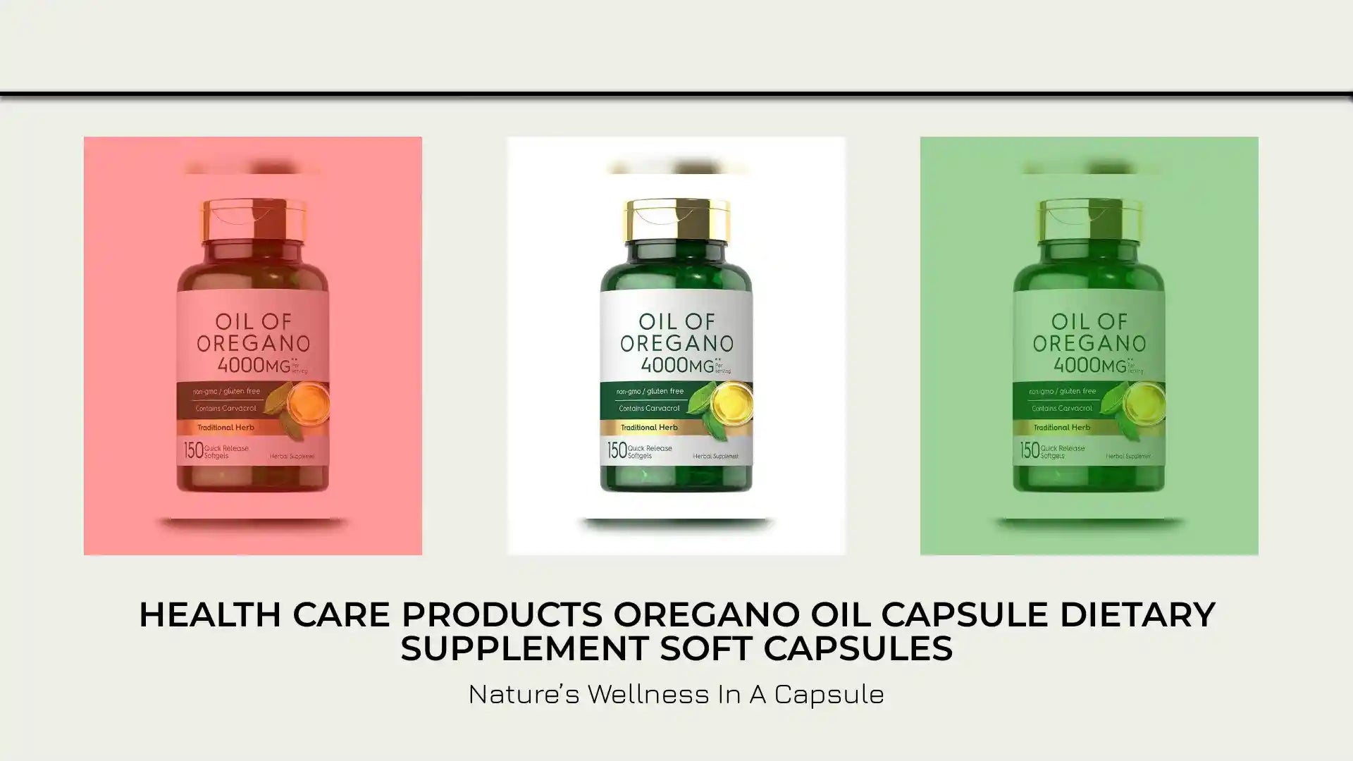 Health Care Products Oregano Oil Capsule Dietary Supplement Soft Capsules by@Outfy
