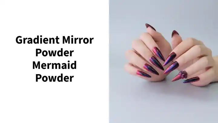 Gradient Mirror Powder Mermaid Powder by@Outfy
