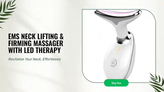 EMS Neck Lifting &amp; Firming Massager with LED Therapy by@Outfy