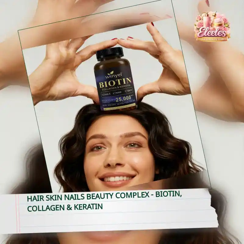 hair skin nails beauty complex - Biotin, Collagen &amp; Keratin by@Outfy