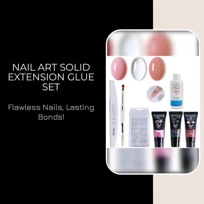 Nail Art Solid Extension Glue Set by@Outfy