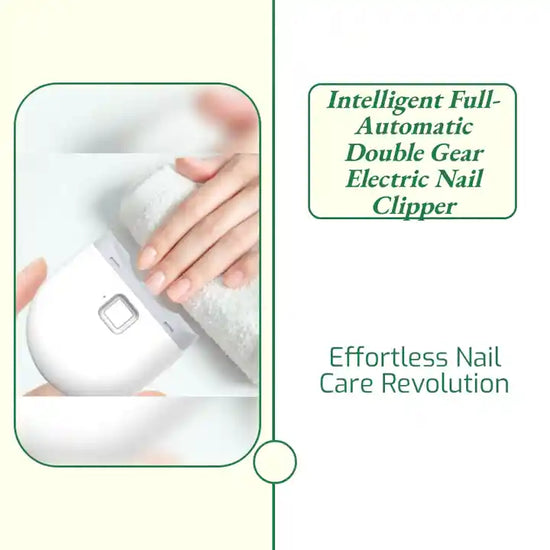 Intelligent Full-automatic Double Gear Electric Nail Clipper by@Outfy