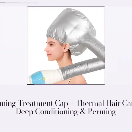 Hair Steaming Treatment Cap &ndash; Thermal Hair Care Hat for Deep Conditioning &amp; Perming by@Outfy