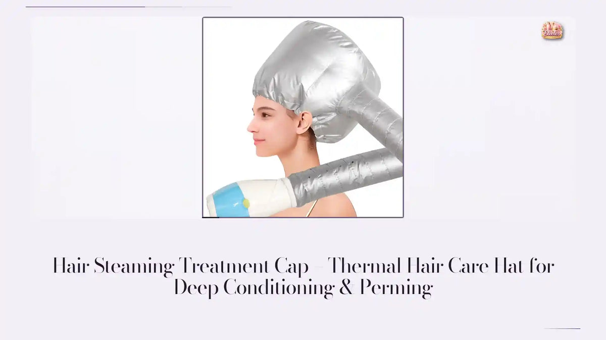 Hair Steaming Treatment Cap &ndash; Thermal Hair Care Hat for Deep Conditioning &amp; Perming by@Outfy