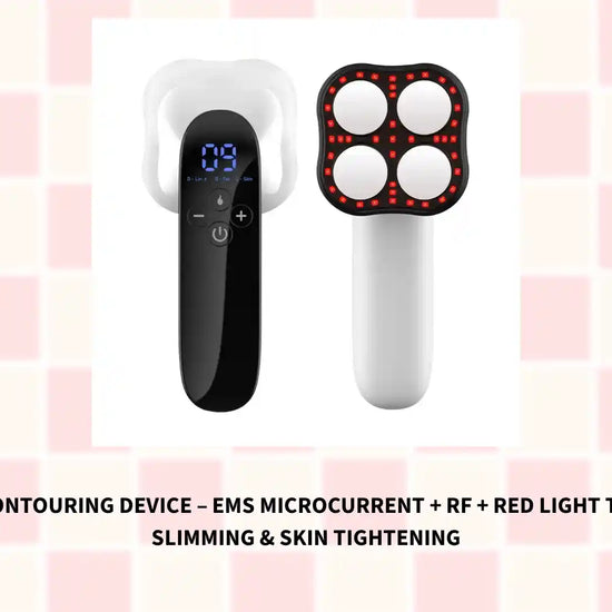 Pro Body Contouring Device &ndash; EMS Microcurrent + RF + Red Light Therapy for Slimming &amp; Skin Tightening by@Outfy