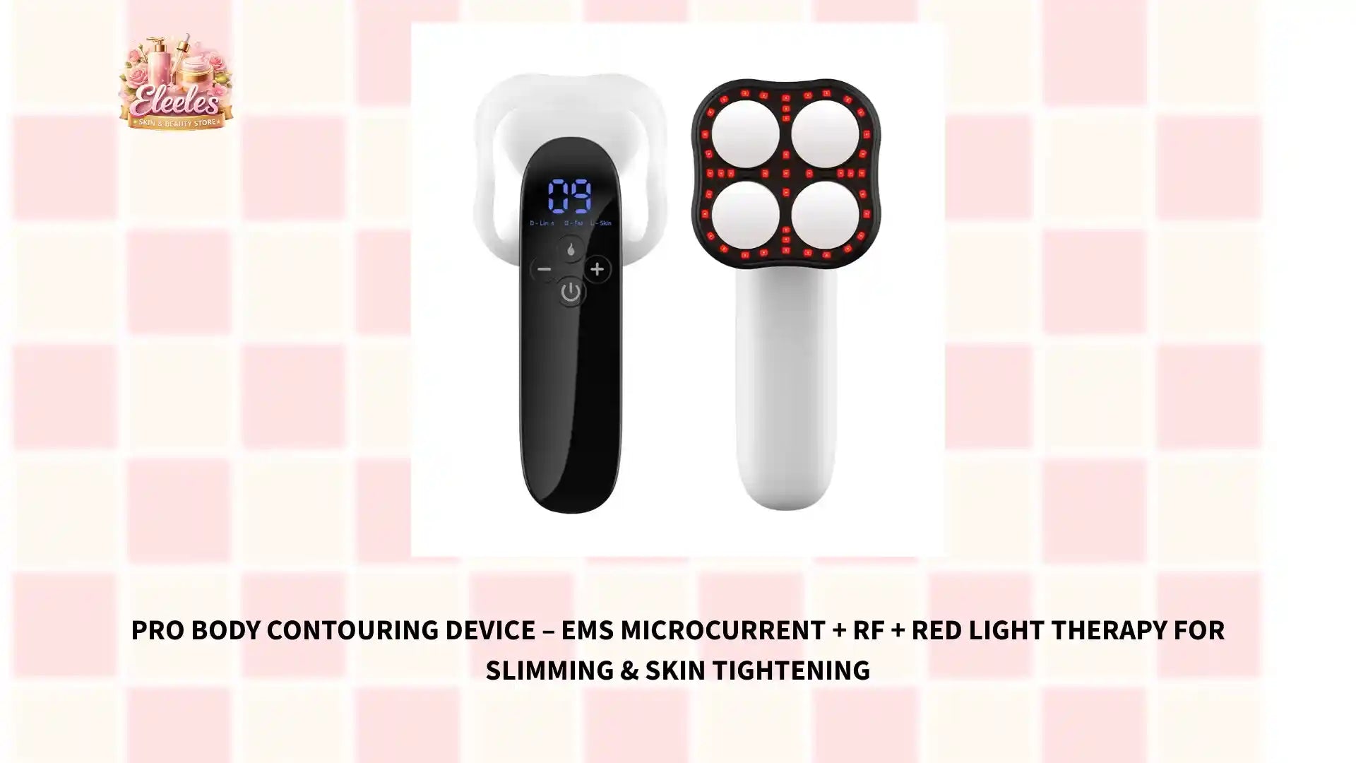 Pro Body Contouring Device &ndash; EMS Microcurrent + RF + Red Light Therapy for Slimming &amp; Skin Tightening by@Outfy