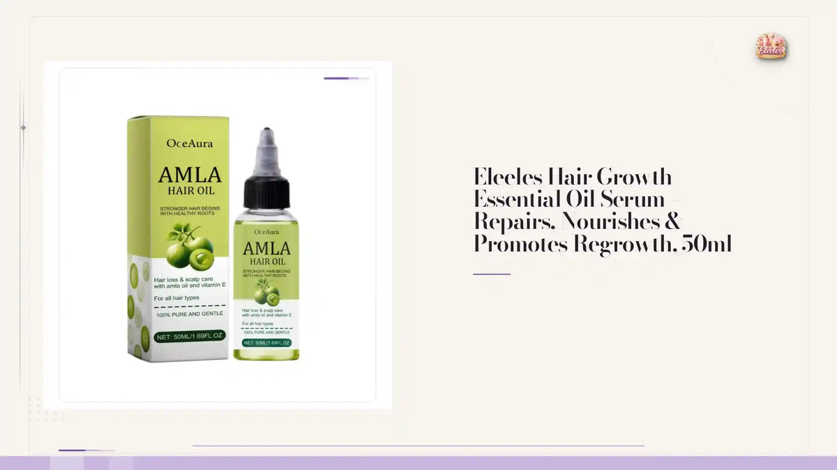 Eleeles Hair Growth Essential Oil Serum &ndash; Repairs, Nourishes &amp; Promotes Regrowth, 50ml by@Outfy