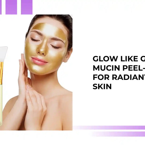 Glow Like Gold &ndash; Snail Mucin Peel-Off Mask for Radiant, Hydrated Skin by@Outfy