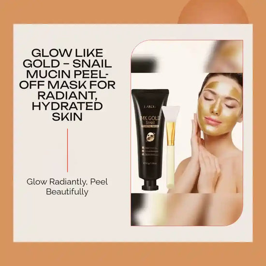 Glow Like Gold &ndash; Snail Mucin Peel-Off Mask for Radiant, Hydrated Skin by@Outfy