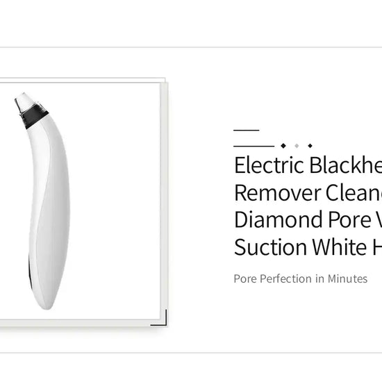 Electric Blackhead Remover Cleaner Face Diamond Pore Vacuum Suction White Heads by@Outfy